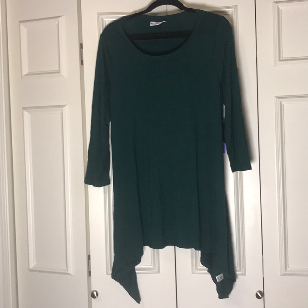 Green Tunic Top